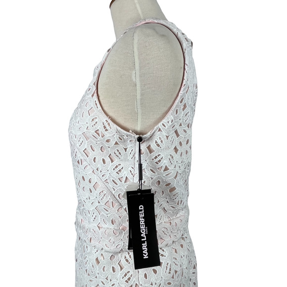 KARL LAGERFELD White Lace Dress - Picture 6 of 14